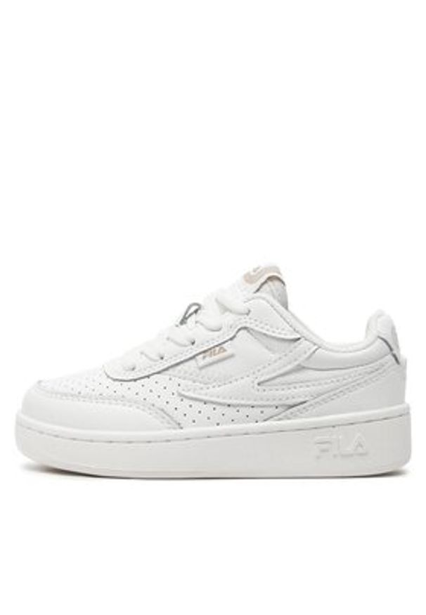 Fila Sneakersy Fila Sevaro Kids FFK0159 Biały. Kolor: biały. Materiał: skóra