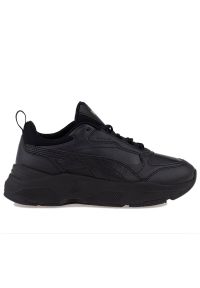 Buty Puma Cassia SL 38527902 - czarne. Kolor: czarny. Materiał: syntetyk, materiał, skóra. Szerokość cholewki: normalna. Obcas: na platformie