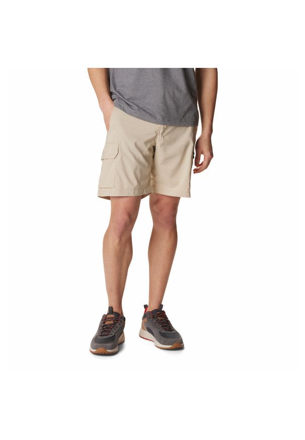 columbia - Krótkie Spodenki Turystyczne Męskie Columbia Silver Ridge Utility Cargo Short. Kolor: beżowy. Długość: krótkie