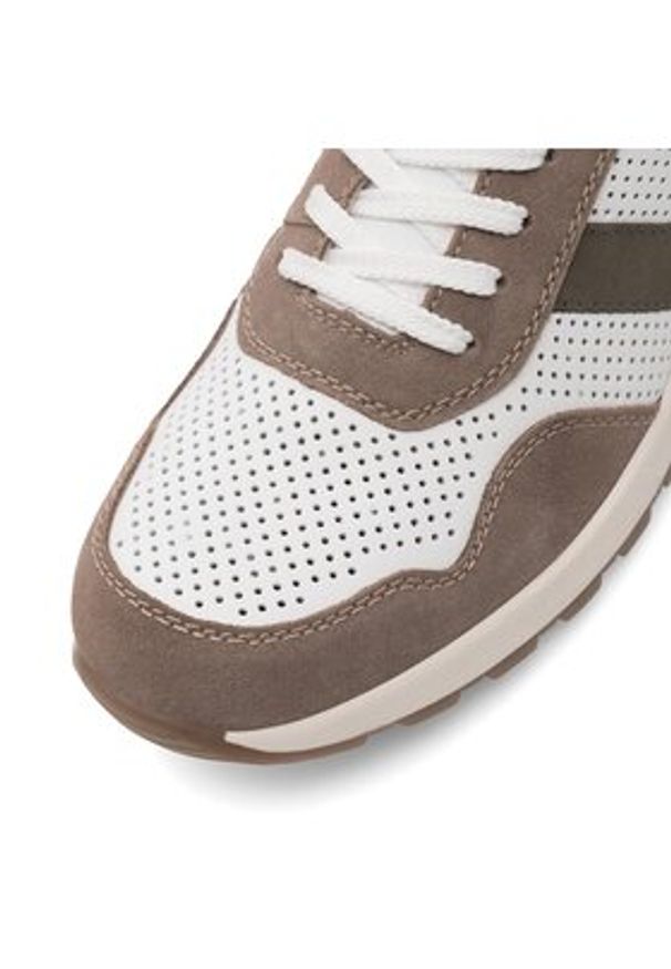 Rieker Sneakersy 15109-80 Biały. Kolor: biały. Materiał: skóra