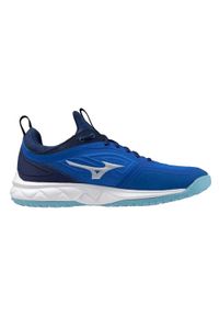Mizuno - Męskie Buty Treningowe Wave Luminous 3. Kolor: niebieski, wielokolorowy, biały. Model: Mizuno Wave. Sport: turystyka piesza