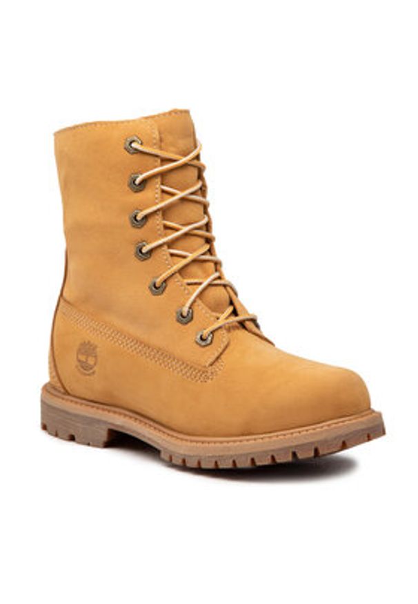 Timberland Trapery Authentic TB08329R2311 Brązowy. Kolor: brązowy. Materiał: nubuk, skóra