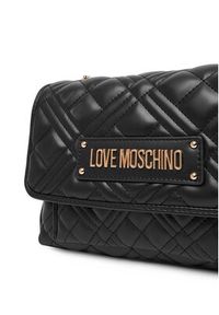 Love Moschino - LOVE MOSCHINO Torebka JC4109PP0NLA0000 Czarny. Kolor: czarny. Materiał: skórzane #6
