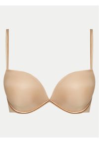 Wonderbra Biustonosz push-up WB008144 Beżowy. Kolor: beżowy. Materiał: syntetyk. Rodzaj stanika: push-up