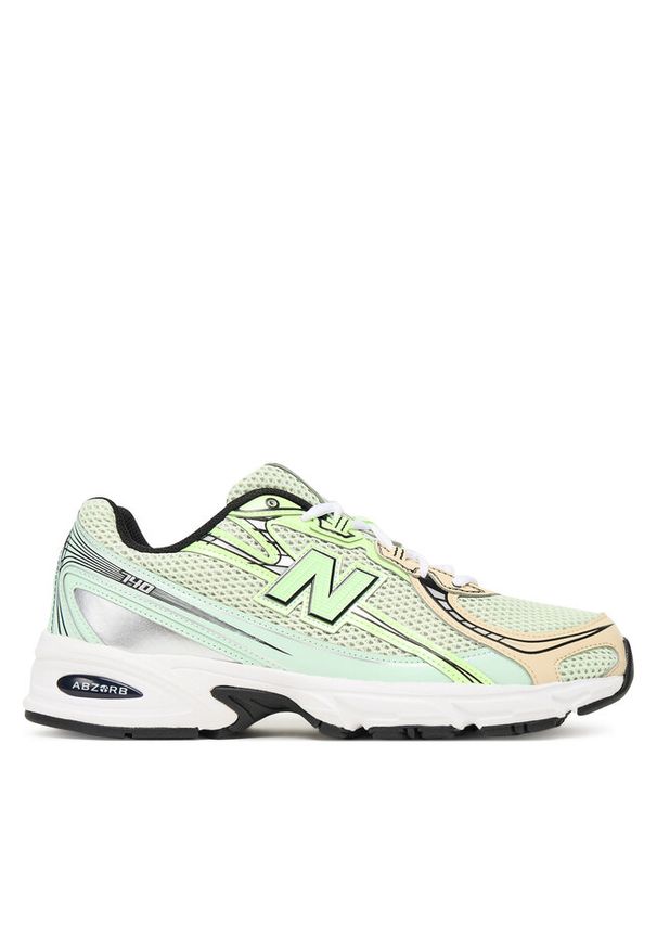 Sneakersy New Balance. Kolor: zielony