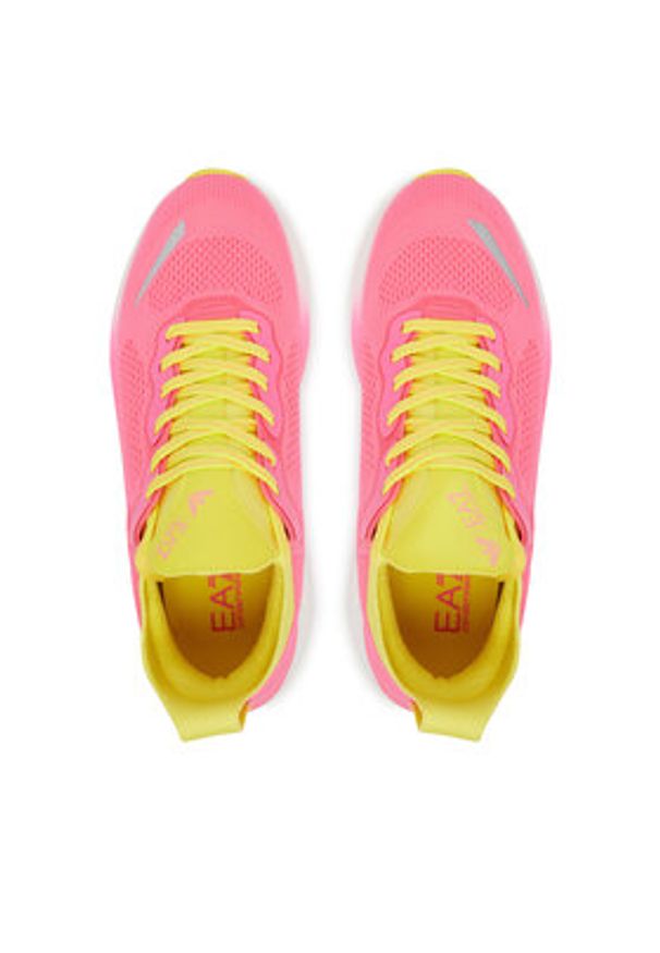 EA7 Emporio Armani Sneakersy X8X246 XK443 MZ609 Różowy. Kolor: różowy. Materiał: materiał