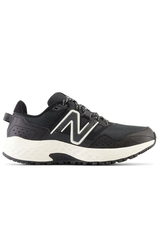 Buty New Balance WT410LB8 – czarne. Zapięcie: sznurówki. Kolor: czarny. Materiał: guma, syntetyk, materiał. Szerokość cholewki: normalna. Sport: fitness