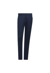 Spodnie do golfa męskie Adidas Go-To 5-Pocket Golf Pants. Kolor: niebieski. Materiał: dzianina, materiał. Sport: golf #2