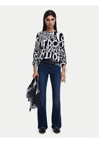 Desigual Bluzka 25SWBW04 Czarny Regular Fit. Kolor: czarny. Materiał: wiskoza #5