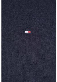 TOMMY HILFIGER - Tommy Hilfiger polo męski kolor granatowy gładki. Typ kołnierza: polo. Kolor: niebieski. Materiał: dzianina. Wzór: gładki #2
