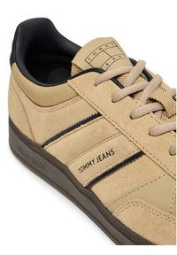 Tommy Jeans Sneakersy The Greenwich Edge EM0EM01609 Beżowy. Kolor: beżowy. Materiał: zamsz, skóra #4