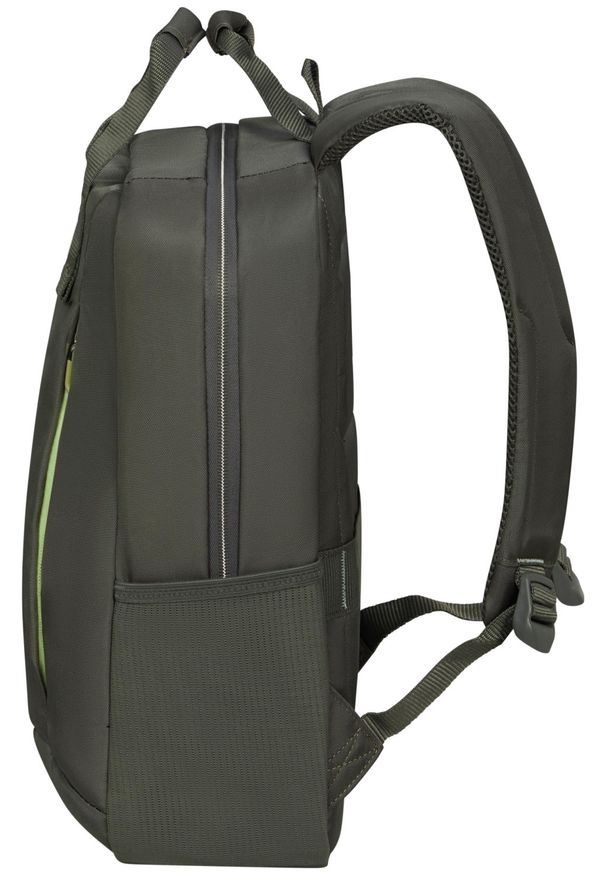 Plecak Samsonite Guardit Classy 14.1'' ciemnozielony. Kolor: zielony. Materiał: materiał, tkanina. Styl: biznesowy