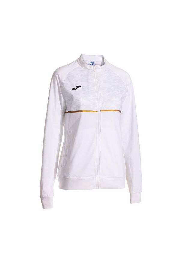 Bluza do biegania damska Joma Record III Full Zip. Kolor: biały