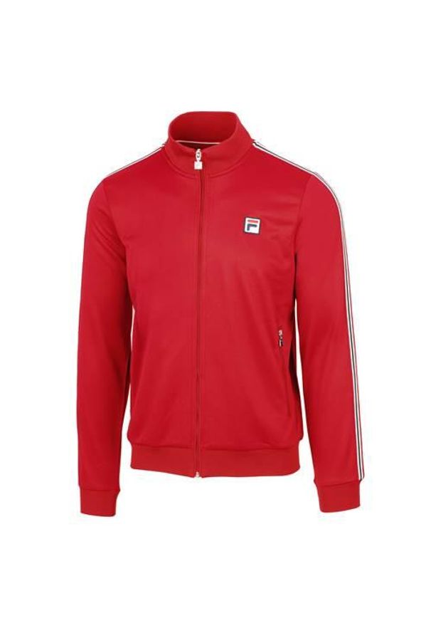 Bluzy sportowa męska Fila Jake Warm-up. Kolor: czerwony