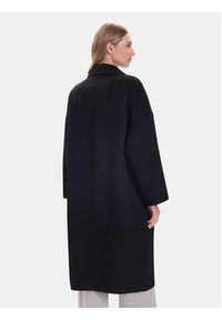 ViCOLO Płaszcz wełniany TF0003 Czarny Regular Fit. Kolor: czarny. Materiał: syntetyk
