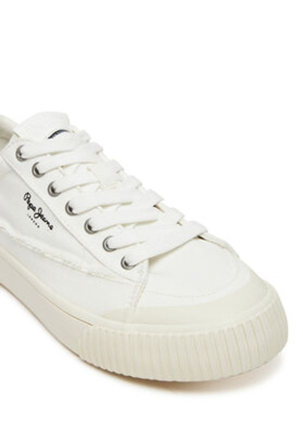 Pepe Jeans Tenisówki Ben Fresh W PLS31589 Biały. Kolor: biały. Materiał: materiał