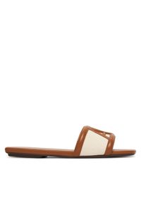 Klapki Armani Exchange. Kolor: brązowy #1