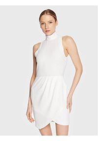 IRO Sukienka koktajlowa Kamela AS090 Biały Regular Fit. Kolor: biały. Materiał: syntetyk. Styl: wizytowy