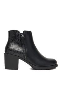 Clara Barson Botki CEO-WS6317-02 Czarny. Kolor: czarny. Materiał: syntetyk, materiał