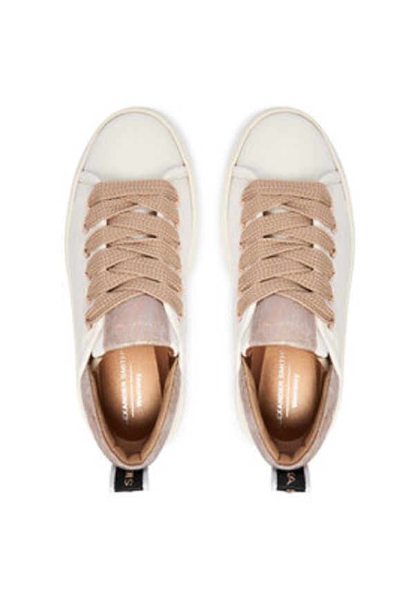 Alexander Smith Sneakersy Wembley ASBCWHW-0524-WNU Biały. Kolor: biały. Materiał: skóra