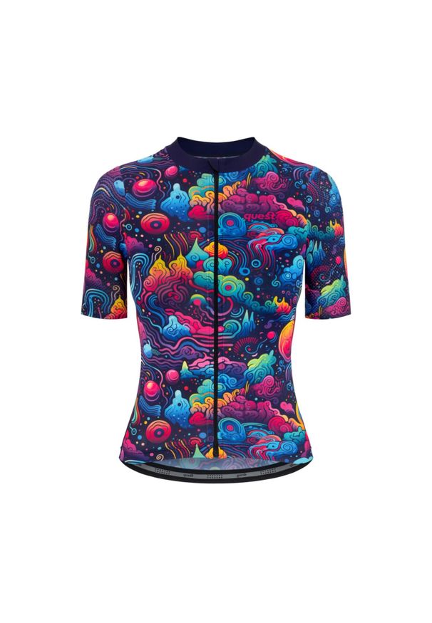 Koszulka rowerowa damska Quest Pink Cosmos. Materiał: materiał