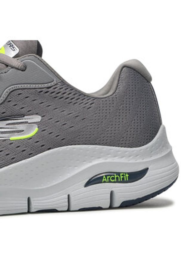 skechers - Skechers Sneakersy Infinity Cool 232303/GRY Szary. Kolor: szary. Materiał: materiał