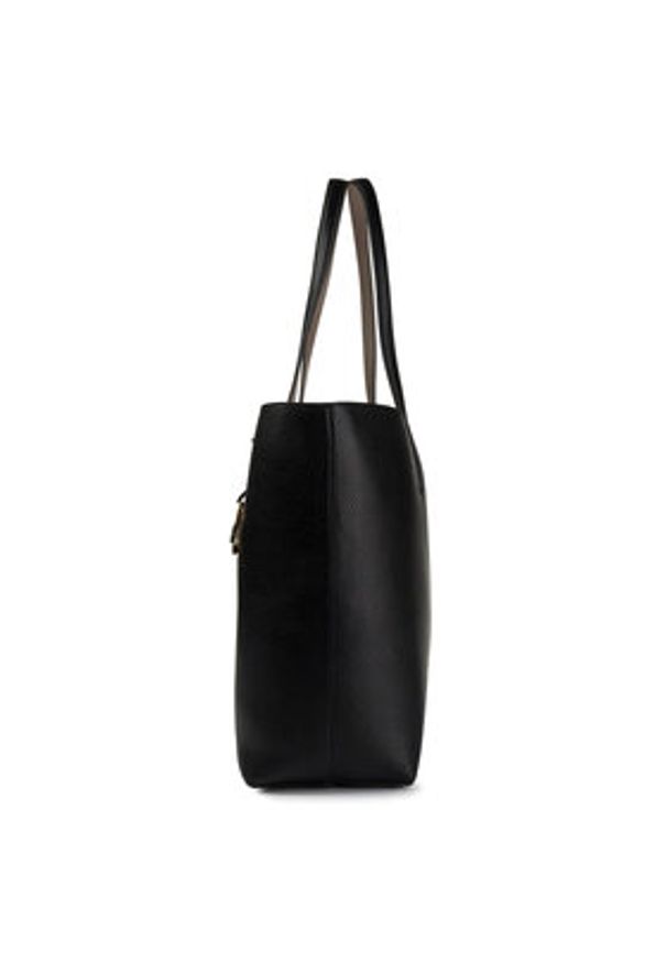 Lauren Ralph Lauren Torebka Rvrsble Tote 431795329001 Czarny. Kolor: czarny. Materiał: skórzane