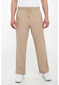 Emporio Armani Swimwear - Spodnie męskie z lnem EMPORIO ARMANI SWIMWEAR. Materiał: len #2