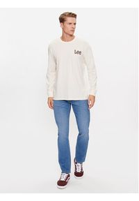 Lee Longsleeve 112342483 Beżowy Regular Fit. Kolor: beżowy. Materiał: bawełna. Długość rękawa: długi rękaw #5