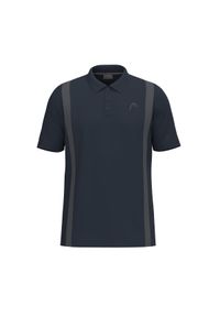 Polo Head Club 25 Tech. Typ kołnierza: polo. Kolor: niebieski. Sport: tenis