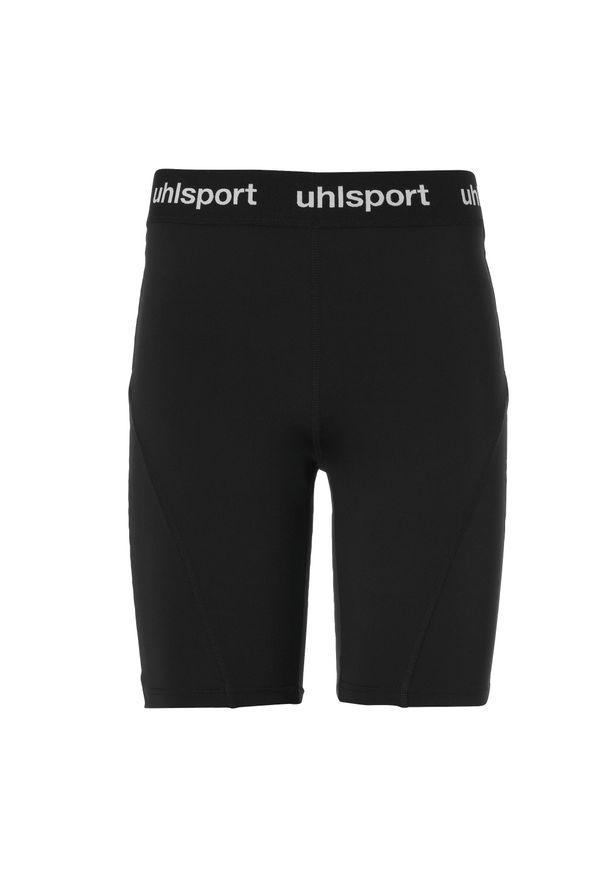 UHLSPORT - Szorty kompresyjne Uhlsport pro Tights. Kolor: czarny, wielokolorowy, biały. Sport: piłka nożna