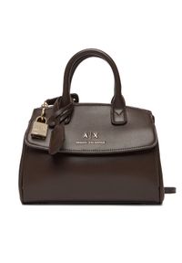 Armani Exchange Torebka XW000395 AF12040 U6304 Brązowy. Kolor: brązowy. Materiał: skórzane