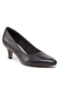 Clarks Półbuty Linvale Jerica 261372084 Czarny. Kolor: czarny. Materiał: skóra #6