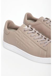 EA7 Emporio Armani - Sneakersy męskie skórzane EA7 EMPORIO ARMANI. Materiał: skóra #3
