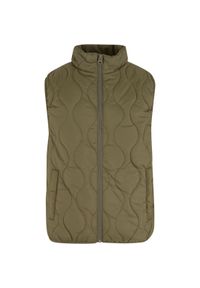 Kurtka puchowa bez rękawów Urban Classics Super Light. Kolor: zielony. Materiał: puch. Długość rękawa: bez rękawów #1