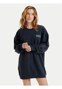 Roxy Bluza Saturday Night Vibes ERJKD03540 Czarny Oversize. Kolor: czarny. Materiał: bawełna #3