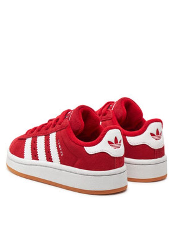 Adidas - adidas Sneakersy Campus 00s JI4329 Czerwony. Kolor: czerwony. Materiał: skóra, zamsz. Model: Adidas Campus