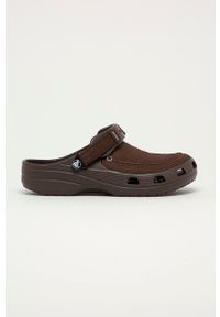 Crocs - Klapki Yukon Vista II Clog Espresso 207142. Kolor: brązowy. Materiał: materiał. Wzór: gładki. Obcas: na obcasie. Wysokość obcasa: niski #1