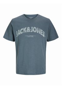 Jack & Jones T-Shirt Almeria 12276962 Niebieski Regular Fit. Kolor: niebieski. Materiał: bawełna #5
