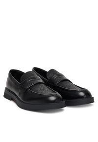 Hugo - HUGO Loafersy Lenner 50548486 Czarny. Kolor: czarny. Materiał: skóra #6