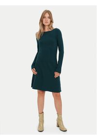 Vero Moda Sukienka dzianinowa Nancy 10254807 Zielony Regular Fit. Kolor: zielony. Materiał: syntetyk #5