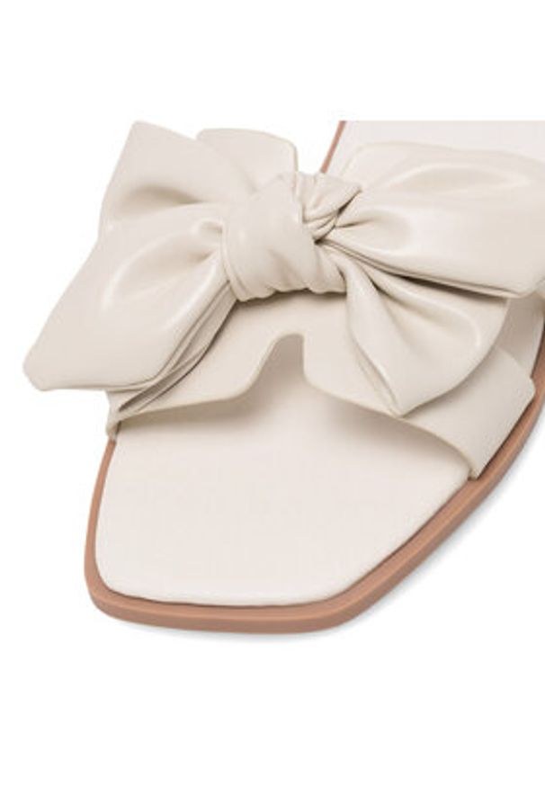 Jenny Fairy Klapki WYL0710-10 Écru. Materiał: skóra