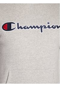 Champion Bluza Script Logo Embroidery 217858 Szary Regular Fit. Kolor: szary. Materiał: bawełna