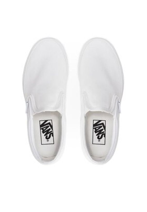Vans Tenisówki Classic Slip-On VN000EYEW00. Zapięcie: bez zapięcia. Kolor: biały. Materiał: materiał