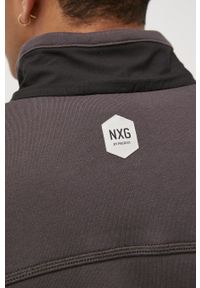 Protest bluza NXG męska kolor szary wzorzysta. Okazja: na co dzień. Kolor: szary. Materiał: dzianina. Długość: krótkie. Styl: casual