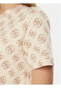Guess T-Shirt V4YI04 I3Z14 Écru Regular Fit. Materiał: bawełna #4