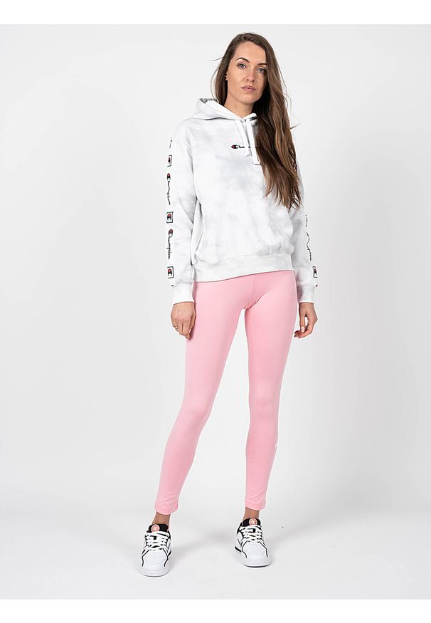 Champion Legginsy | 112857 | Kobieta | Różowy. Stan: podwyższony. Kolor: różowy. Materiał: elastan, bawełna. Wzór: nadruk