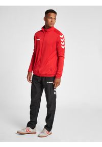 Bluza sportowa dla dorosłych Hummel Core Poly Jacket. Kolor: czerwony, wielokolorowy, różowy