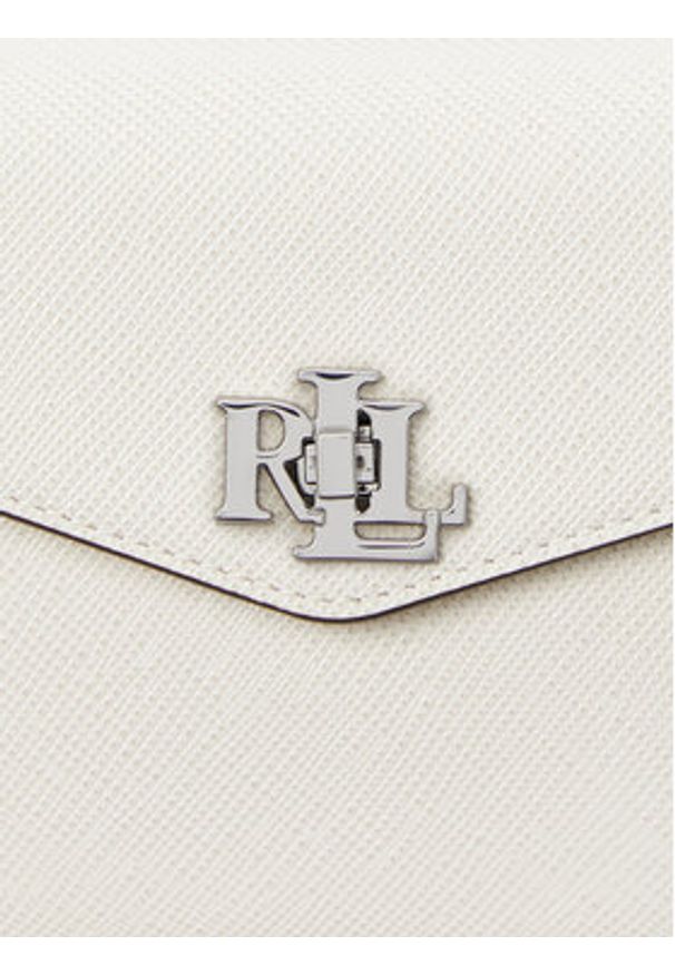 Lauren Ralph Lauren - LAUREN RALPH LAUREN Torebka Farrah 431966765001 Biały. Kolor: biały. Materiał: skórzane