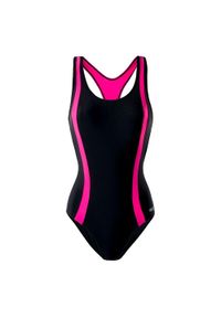 AquaWave - Damski/ Damski Jednoczęściowy Kostium Kąpielowy Asma. Kolor: różowy, wielokolorowy, czarny #1